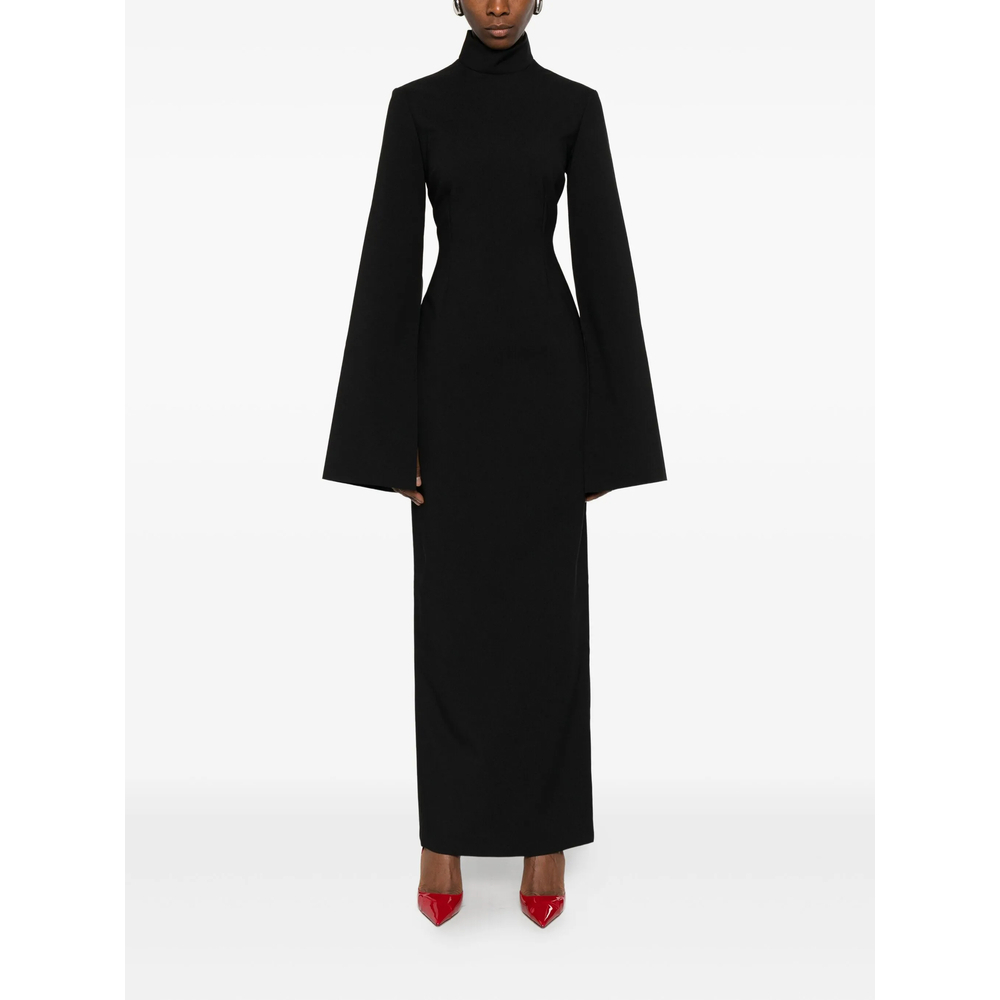 [Solace London] Long sleeve dress SS26 OS46013  BLACK