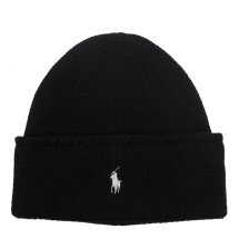 [Polo Ralph Lauren] Beanie FW26 455954355007BLACK DUST