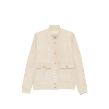 [Santoro] Leather Jacket SS26 50685-U  STONE