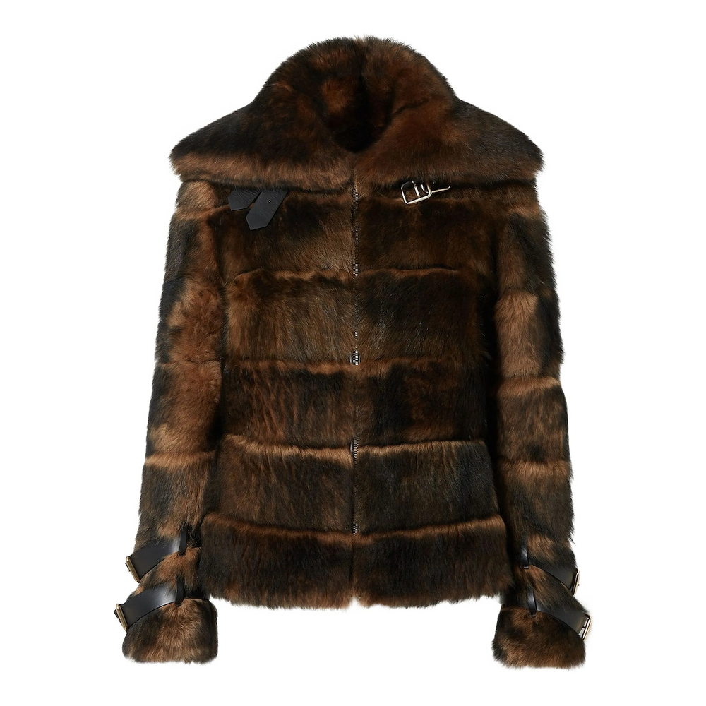 [Fendi] Leather Jacket FW25 AYLH FM5426 F0QD9