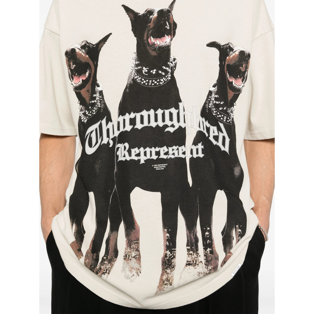 [Represent] T-shirts Short Sleeve FW26 MLM41135-002  WHITE