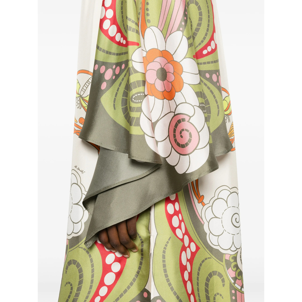 [La Double J] Long sleeve dress FW26 DRE1020 SIL029AMB0 WH04