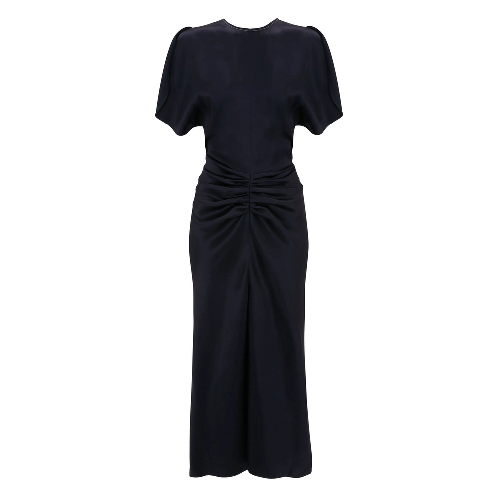 [VICTORIA BECKHAM] Short sleeve dress FW26 1325WDR005227D  MIDNI
