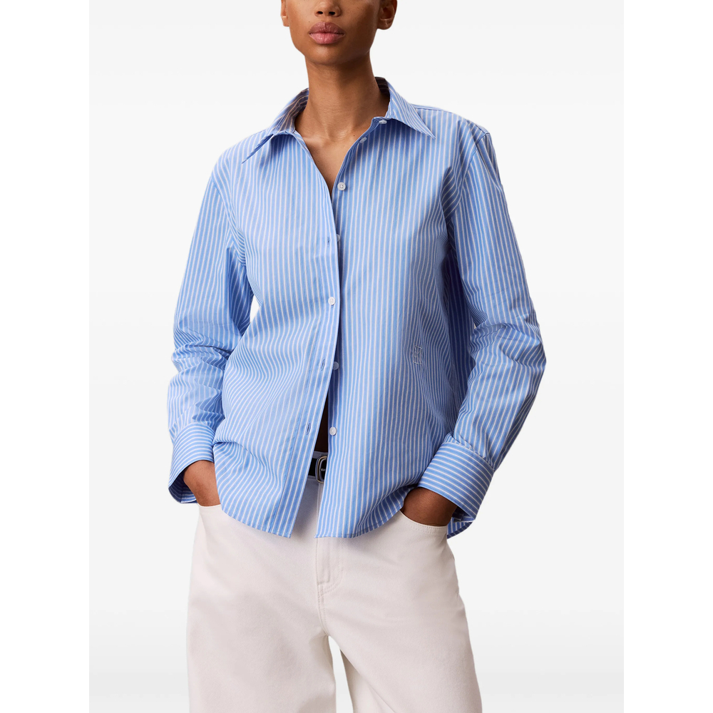 [CALVIN KLEIN] Shirts Long Sleeve FW26 LV044F137GCG1  ANGEL