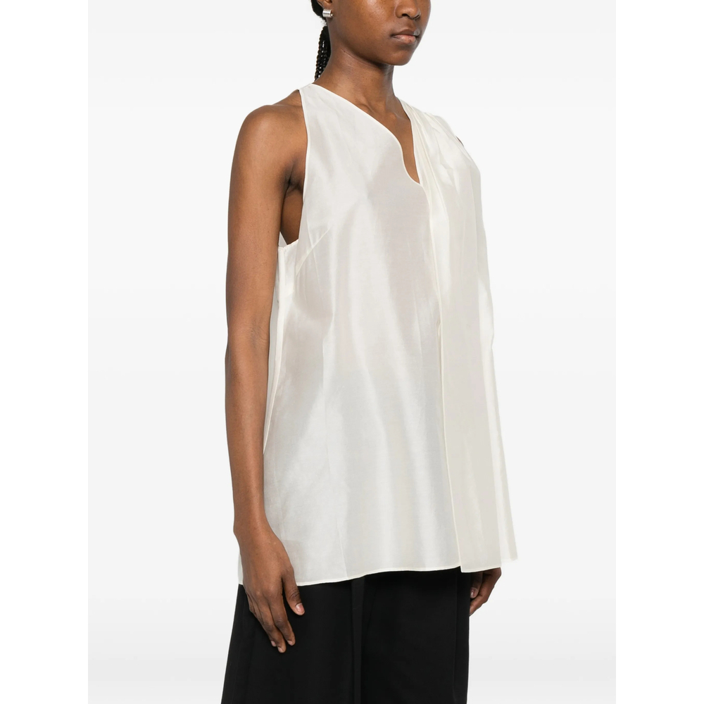 [Viktoria Chan] T-shirts Sleeveless SS26 SS26001IV  IVORY