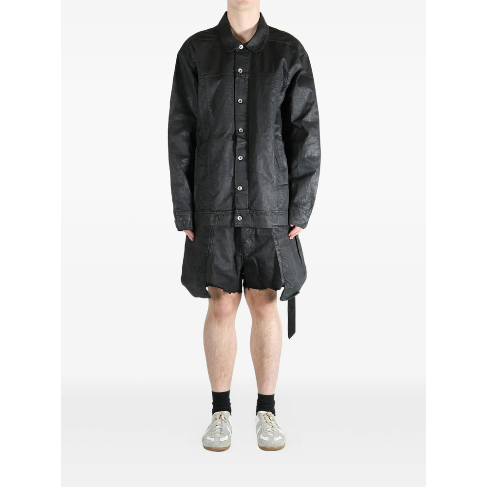 [RICK OWENS DRKSHDW] Leather Jacket SS26 DU01F4761 DBK 09
