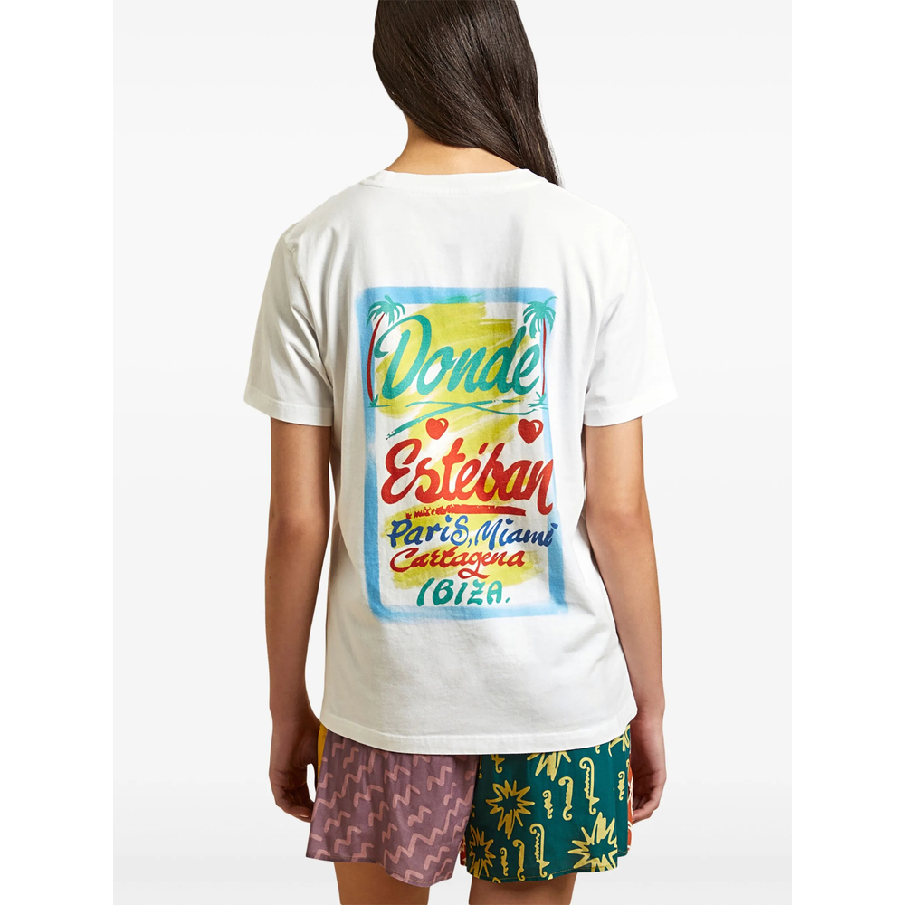 [Donde Esteban] T-shirts Short Sleeve SS26 D01-TS01A  WHITE
