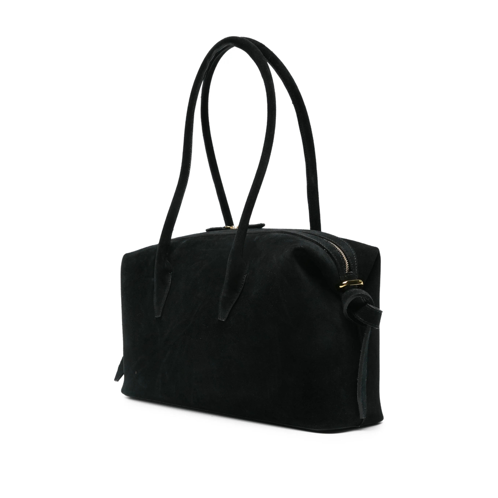 [YUZEFI] Tote bag SS26 BRIOCHE DUFFLE SUEDE BLACK