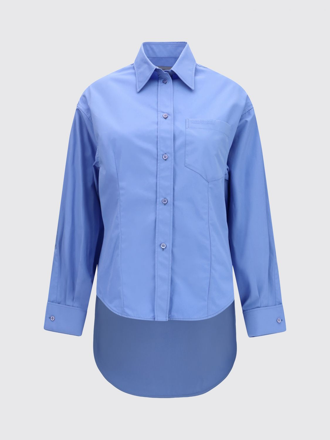 [Balenciaga] Shirts Long Sleeve SS26 872318TUM20 LIGHT BLUE