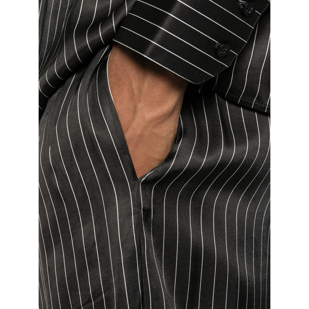 [ERNEST W. BAKER] Trousers SS26 PT36 SR02 BLKWH