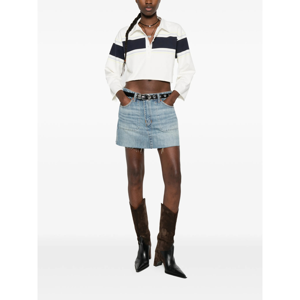 [Re/Done] T-shirts Long Sleeve SS26 091-02WRGBPOL  OFFWH