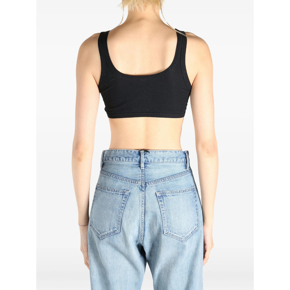 [BASERANGE] Tank top SS26 BRHE-RB HEART BLACK