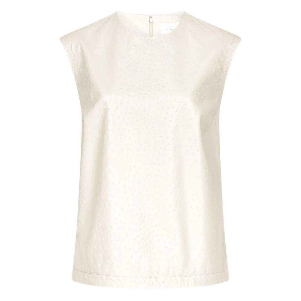 [LouLou De Saison] T-shirts Sleeveless SS26 FIZA  IVORY