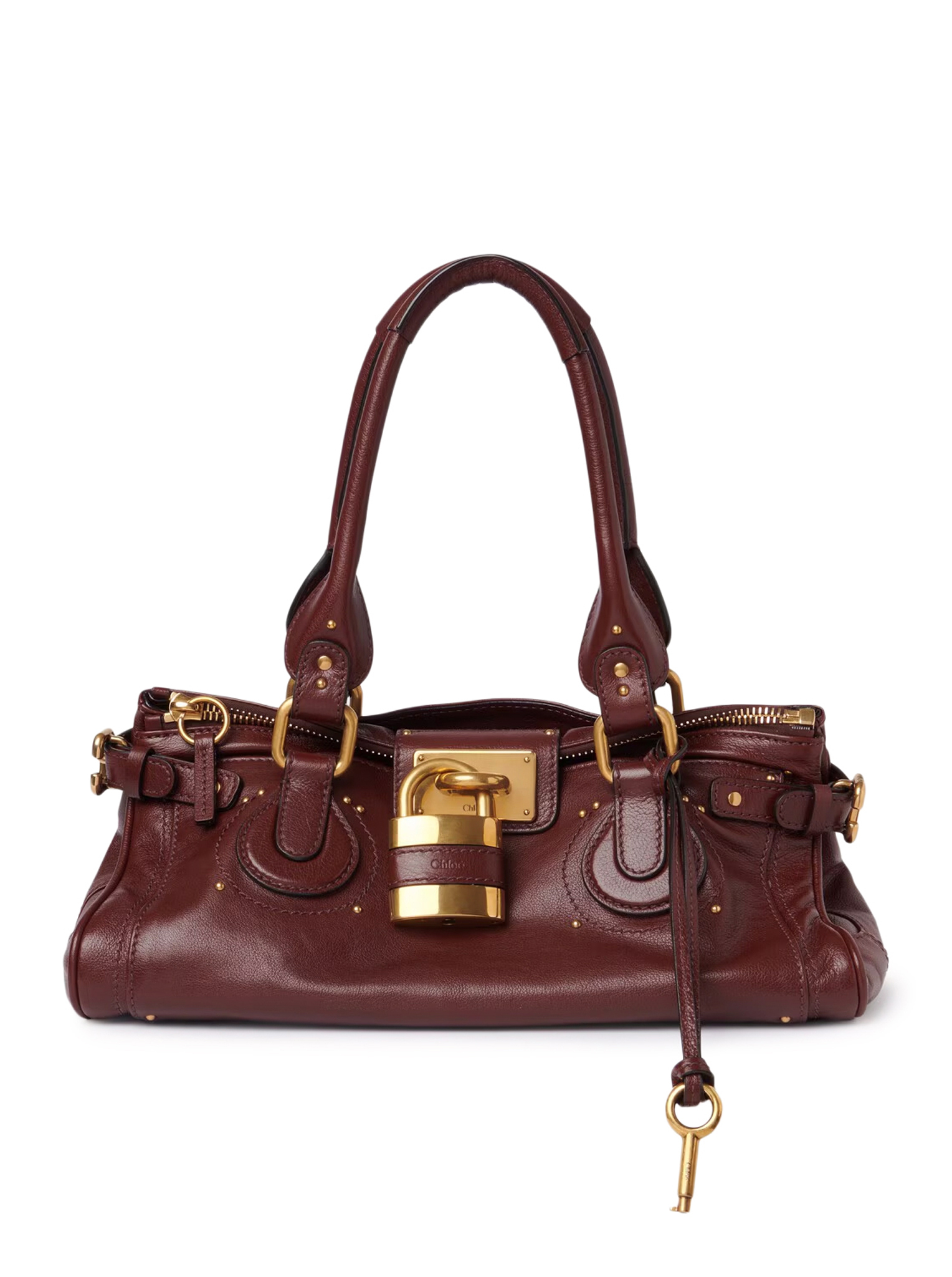 [Chloe] Tote bag FW26 CH25WS802P7527M CRAFTY BROWN