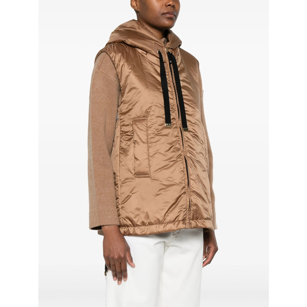 [MAX MARA THE CUBE] Down Vest FW26 GREENGO 025 051
