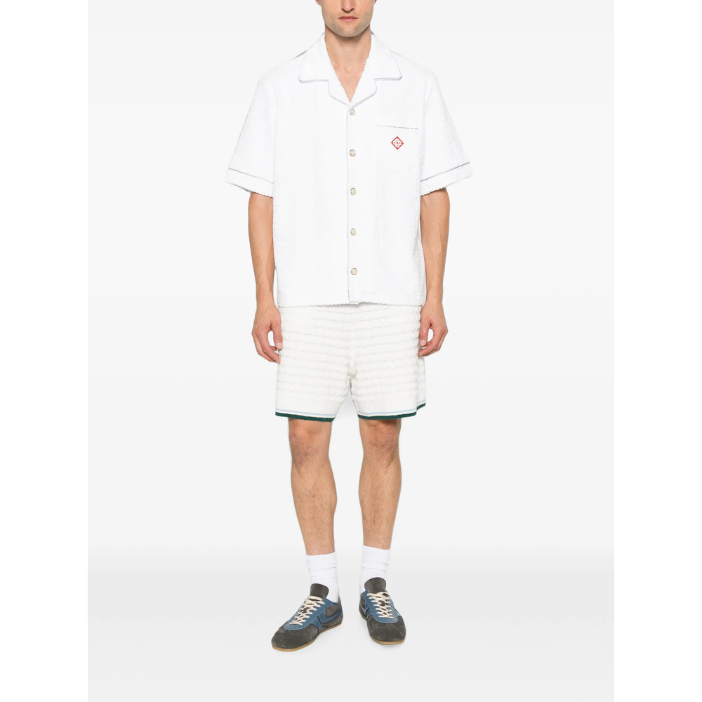 [Casablanca] Shirts Short Sleeve FW26 PF26-SH-085 03 WHITE