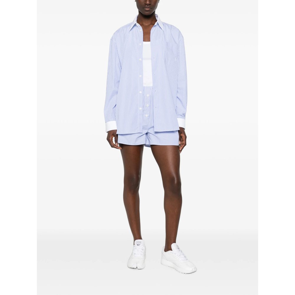 [SPORTY & RICH] Shirts Long Sleeve FW26 SI019710302ST  BLUST