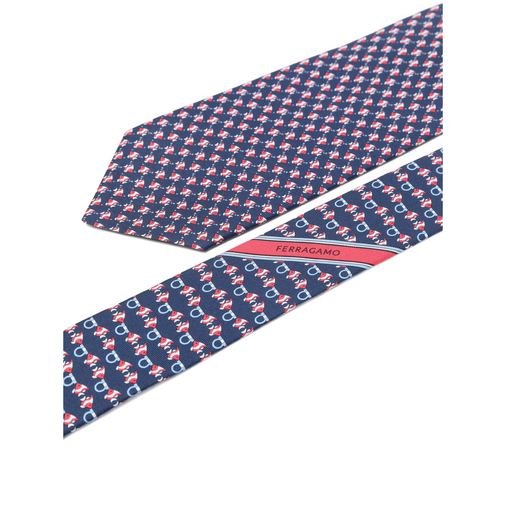 [Ferragamo] Tie FW26 351442 0794550 BLURO