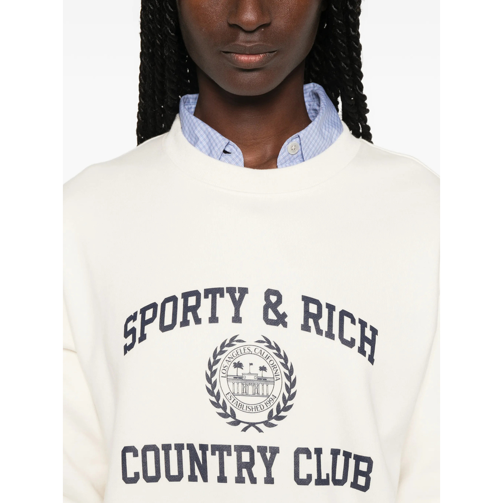 [SPORTY & RICH] Sweatshirt FW26 ST09876218WH  ECRU