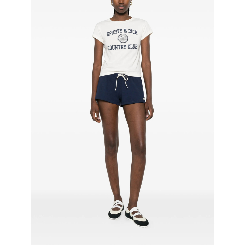 [SPORTY & RICH] T-shirts Short Sleeve FW26 TO11176218WH  ECRU