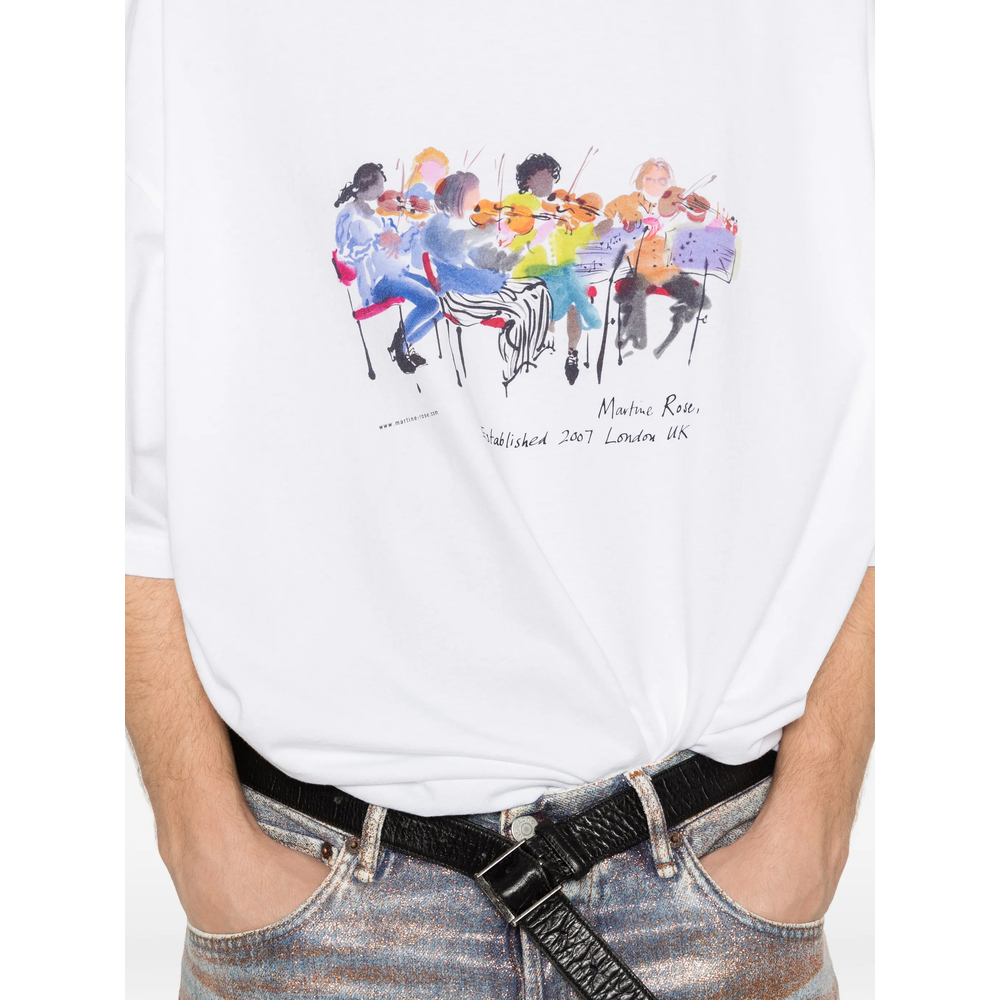 [Martine Rose] T-shirts Short Sleeve SS26 621JE06000O  WHT