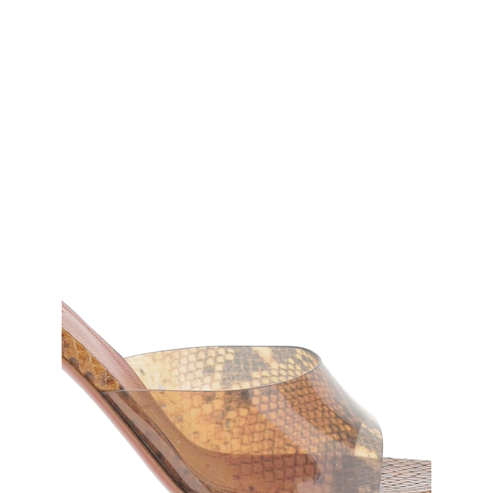 [Amina Muaddi] Boots SS26 LUPITA GLASS 95 TAN