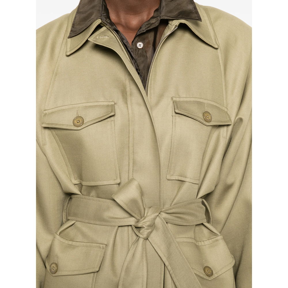 [THE FRANKIE SHOP] Casual Jacket FW26 KELIA  SAGE