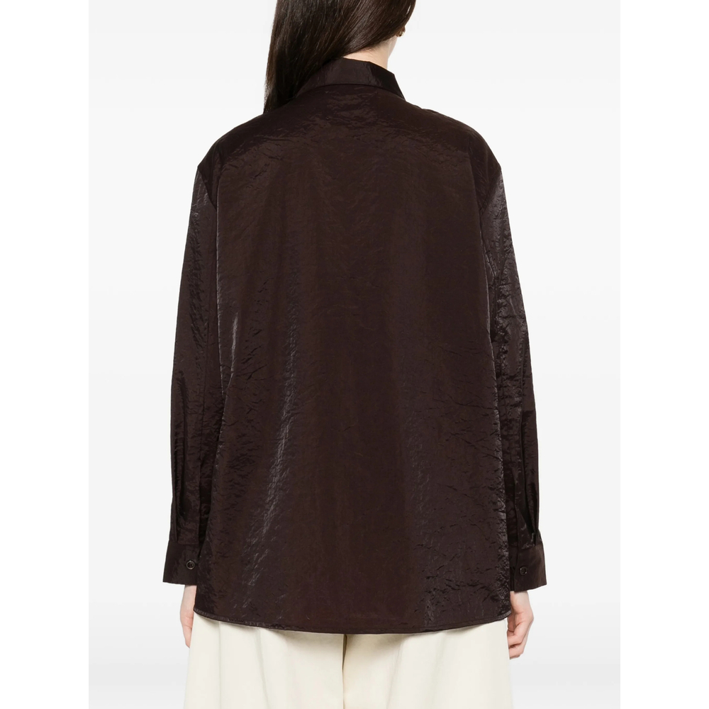 [Studio Nicholson] Shirts Long Sleeve SS26 SNW-1671 PINOLE COCOA
