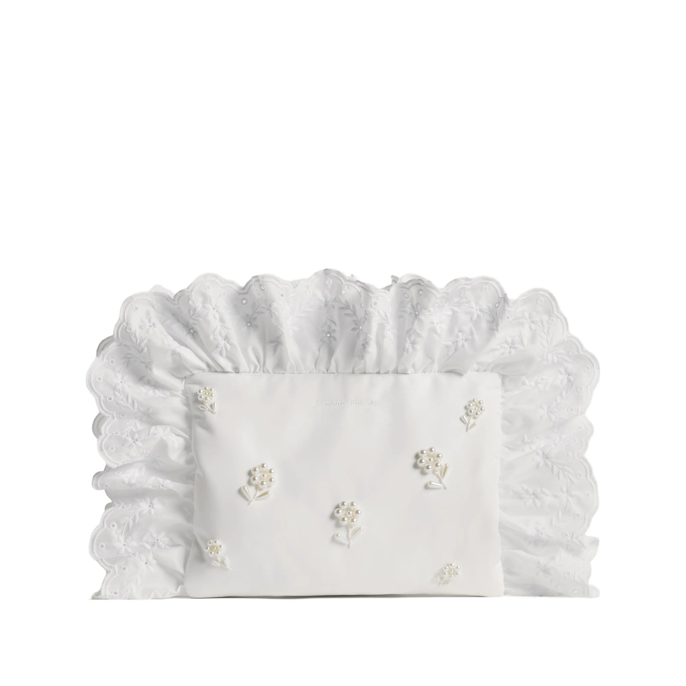 [Simone Rocha] Clutch bag SS26 BAG218B 0761 WHPEA