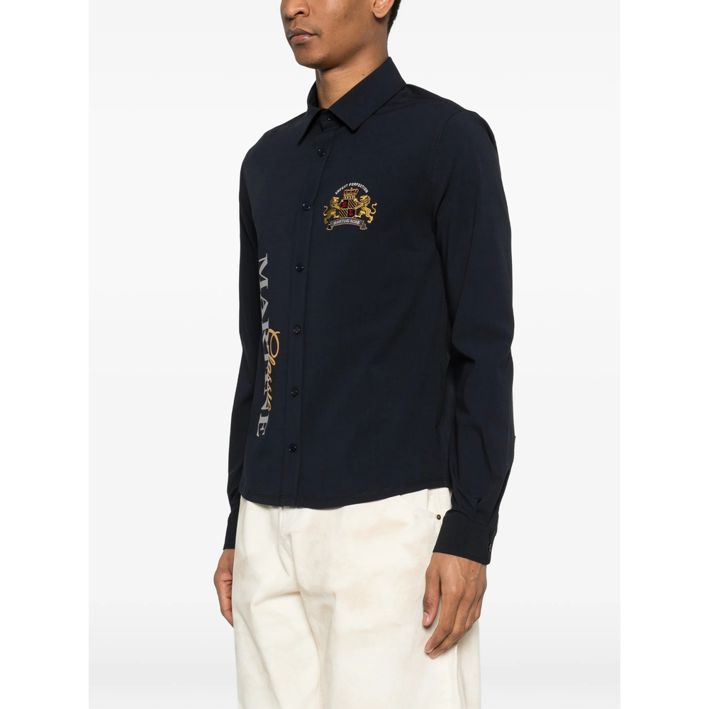 [Martine Rose] Shirts Long Sleeve SS26 492WSP13504  BLU