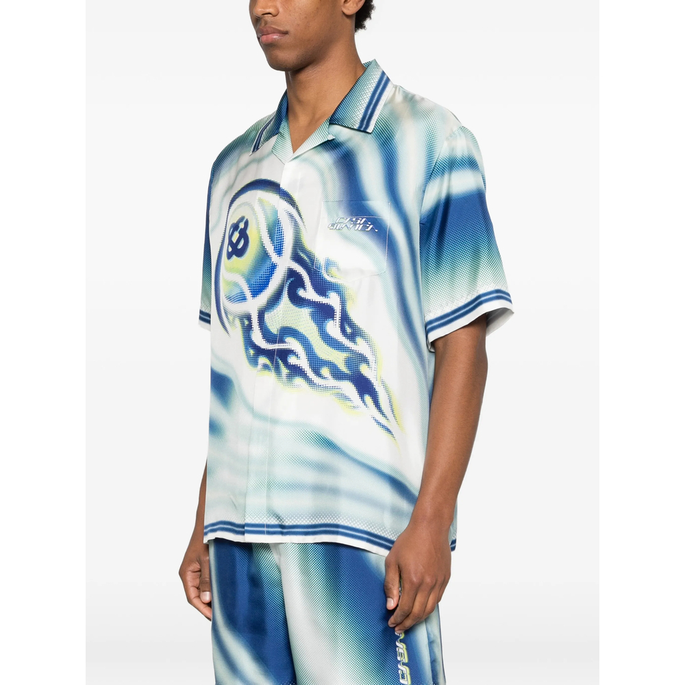 [Casablanca] Shirts Short Sleeve SS26 SP26-SH-003 06 FLATE