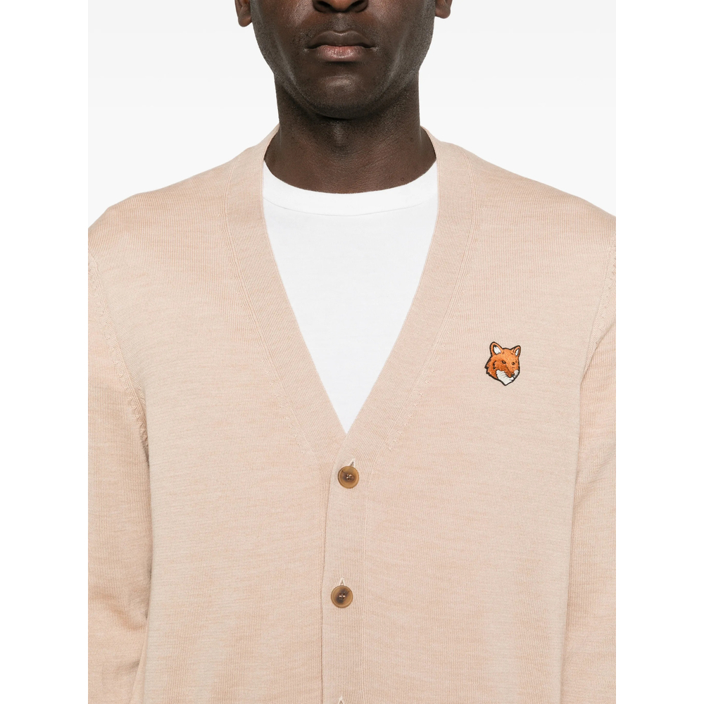 [MAISON KITSUNE] Cardigan SS26 PM00501KT1181  ROAST