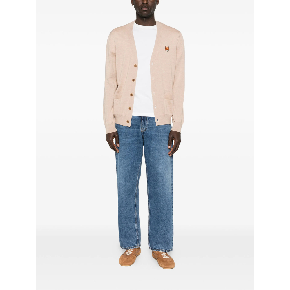 [MAISON KITSUNE] Cardigan SS26 PM00501KT1181  ROAST