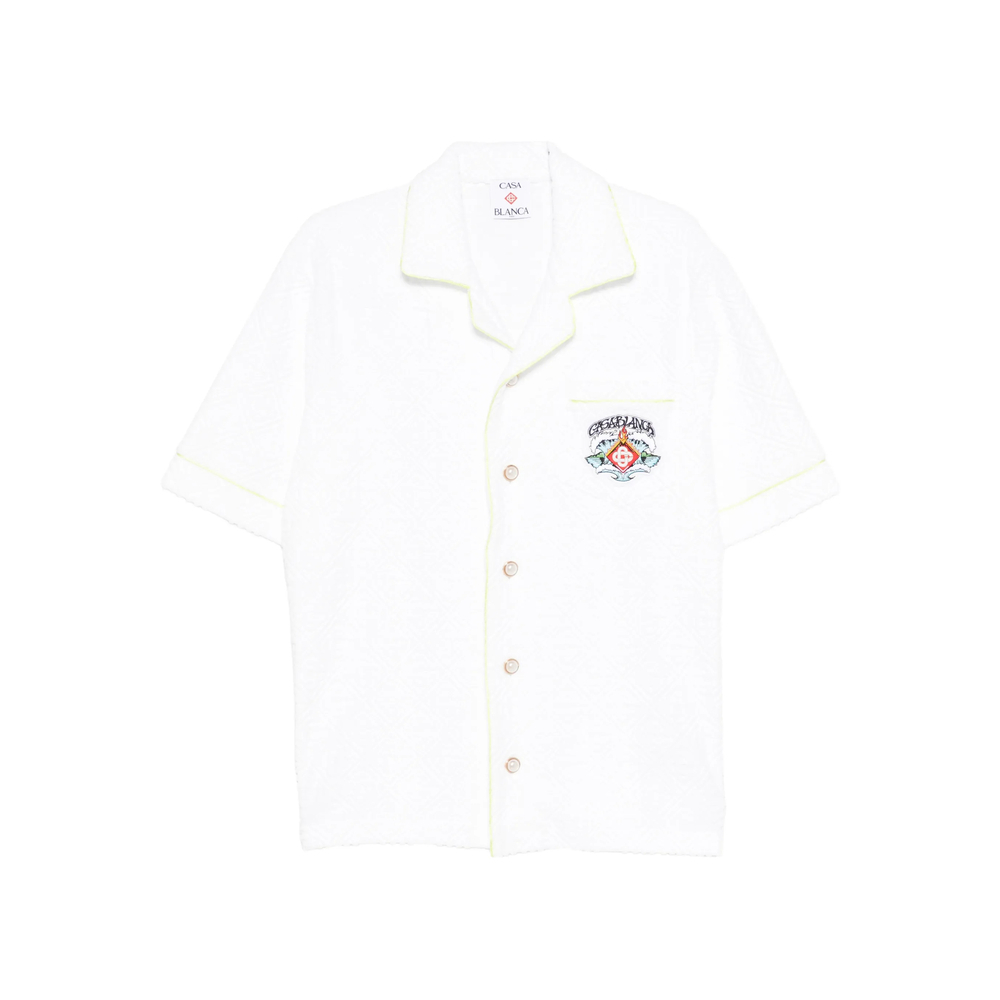 [Casablanca] Shirts Short Sleeve SS26 SP26-SH-085 03 WHITE