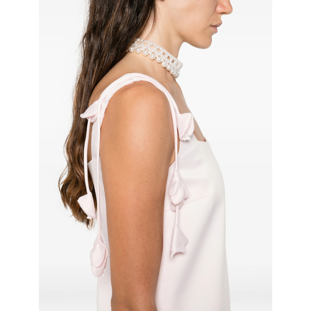 [Self-portrait] Sleeveless dress SS26 RS26-165SA-P  PINK