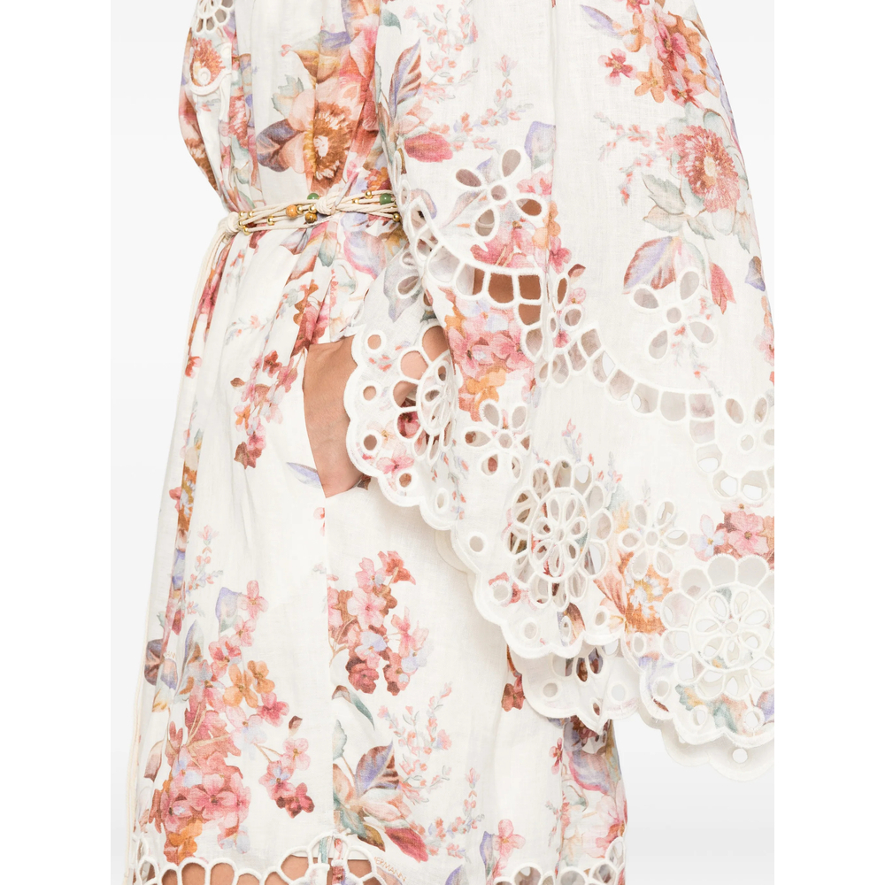 [Zimmermann] Long sleeve dress SS26 5801DRS261  IVORY
