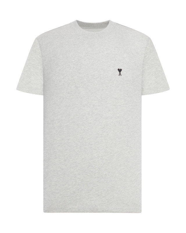 [Ami Paris] T-shirts Short Sleeve FW26 HTS3467240951 GRIS CENDRE CHINE
