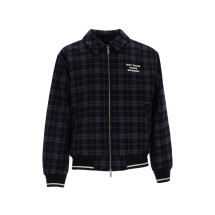 [DROLE DE MONSIEUR] Bomber Jacket FW26 PERM-JT287 WO050 NAVY