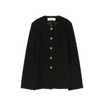 [ROHE] Tweed jacket FW26 420-11-062  BLACK