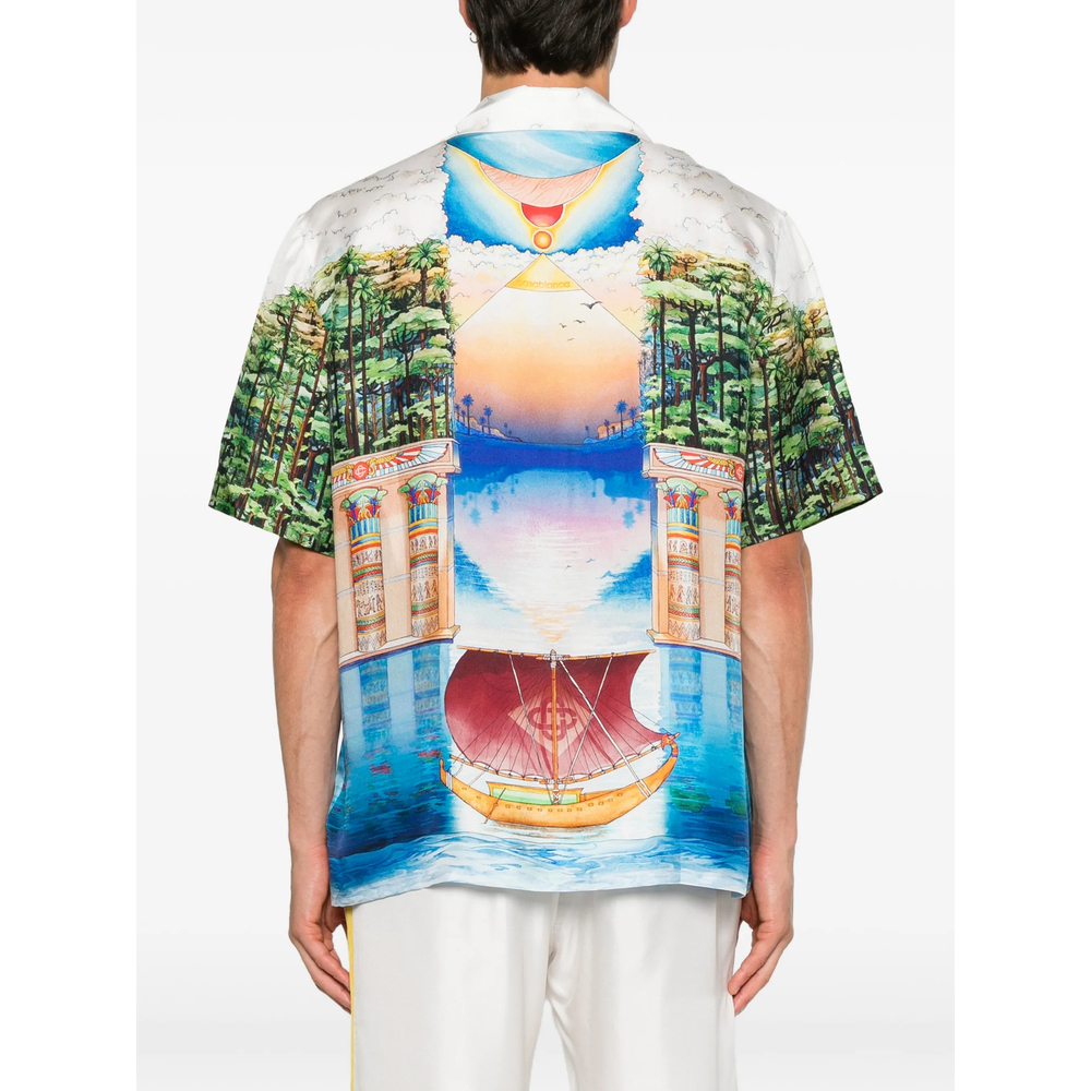 [Casablanca] Shirts Short Sleeve FW26 PF26-SH-003 04 TROMP