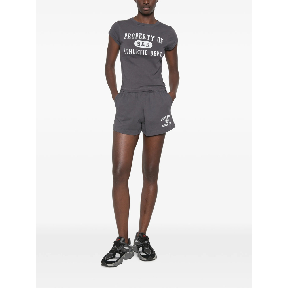 [SPORTY & RICH] T-shirts FW26 TO111711268GY  CARBO