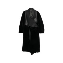 [Blancha] Leather Jacket FW26 26116-300  NERO
