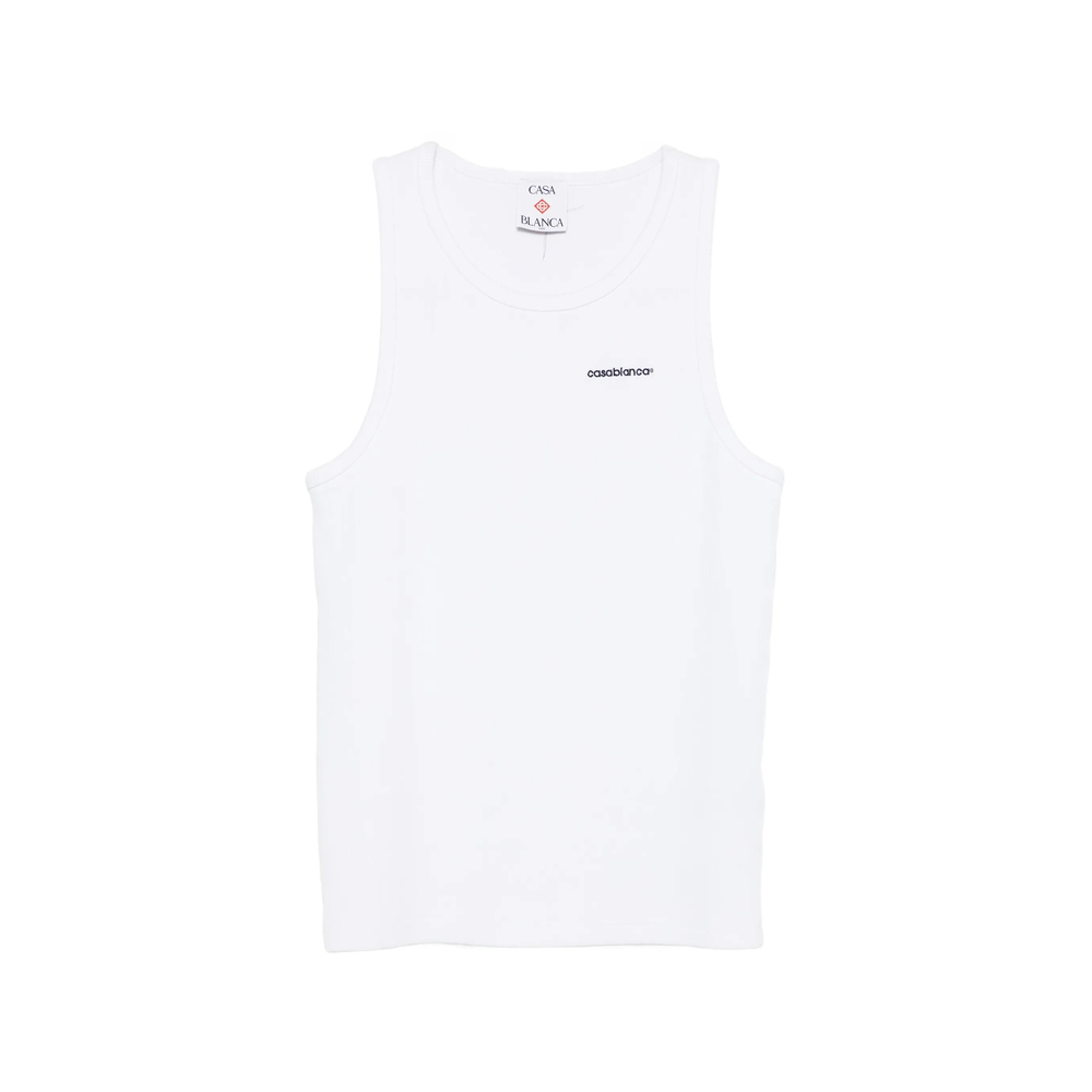 [Casablanca] T-shirts Sleeveless FW26 PF26-JTS-057 01 WHITE