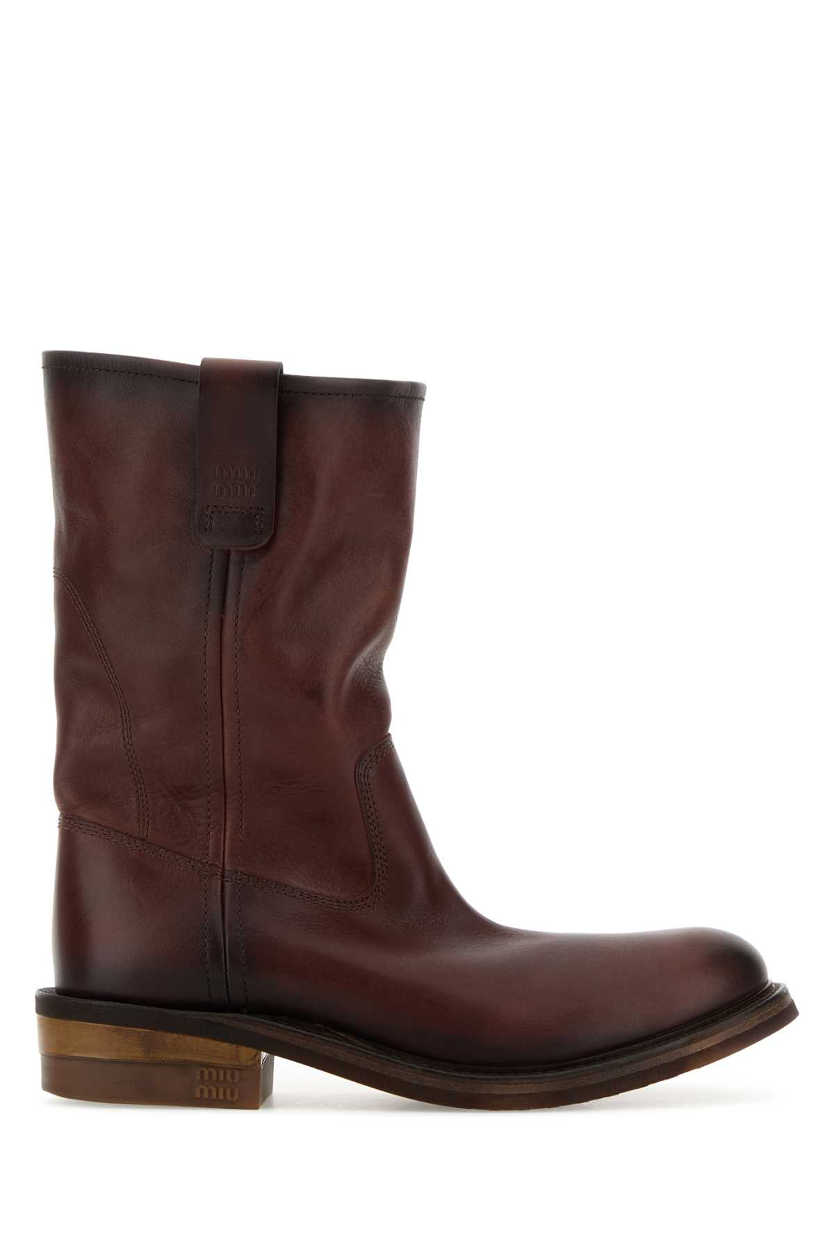 [Miu Miu] Boots SS26 5U680EFA0455OD F0201