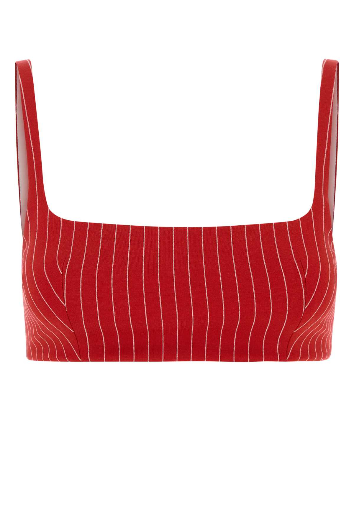 [ORIANE] Knitwear SS26 BRALETTE REDSTRIPES