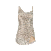 [SELF PORTRAIT] Sleeveless dress FW26 PF26041SCH CHAMPAGNE