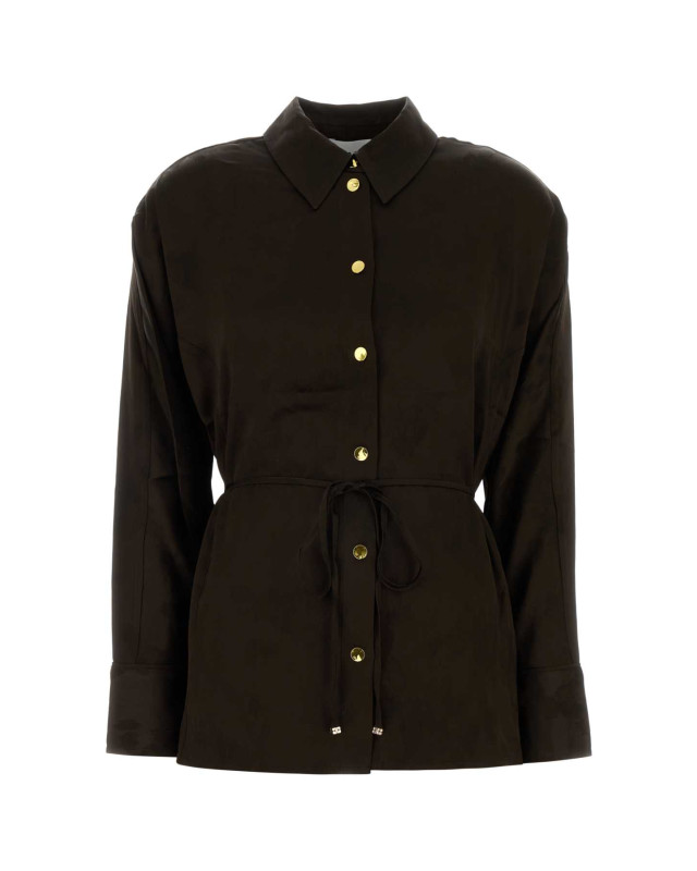 [GANNI] Shirts Long Sleeve SS26 A1040264 ZWX