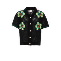 [Casablanca] Shirts Short Sleeve SS26 MSS26KW131601 GLITCHORCHID