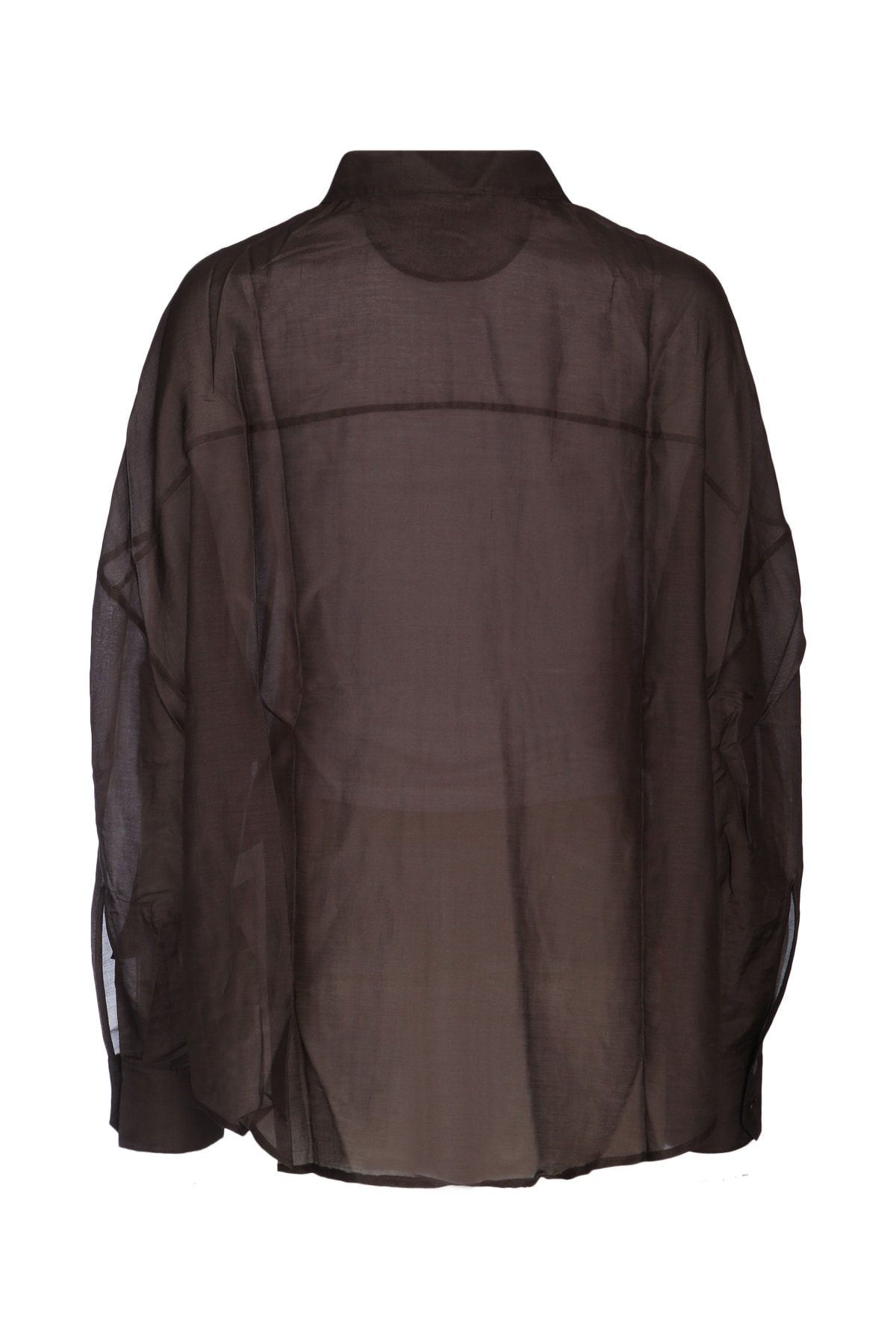 [Donde Esteban] Shirts Long Sleeve SS26 D2SH02B BROWNMULTI