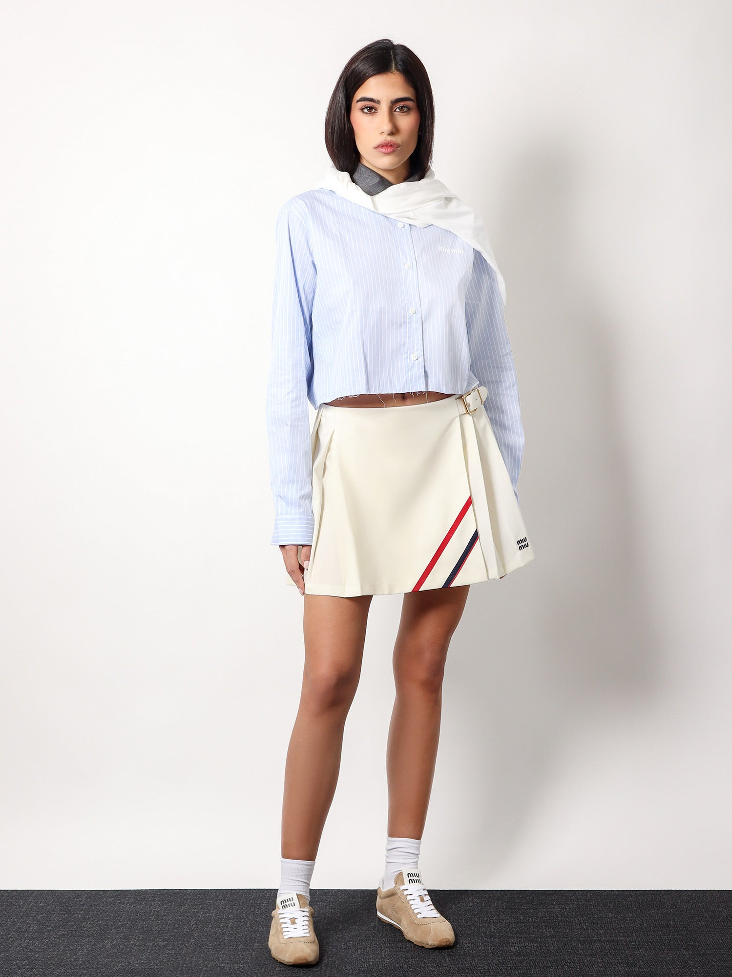 [Miu Miu] Mini skirt SS26 MG2350SOOO16DJ_F0018
